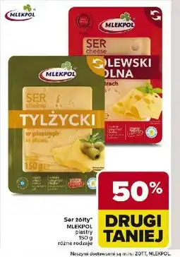 Carrefour Ser tylżycki plastry Mlekpol oferta