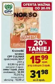 Carrefour Krewetki gotowane Norso oferta