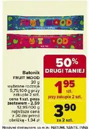 Batonik żurawina & borówka Fruit Mood