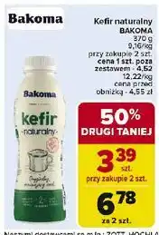 Carrefour Kefir naturalny Bakoma oferta