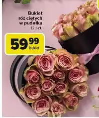 Carrefour Bukiet róż różowo-białe oferta