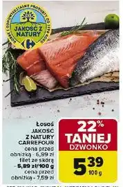Carrefour Łosoś filet ze skórą Jakość Z Natury Carrefour oferta