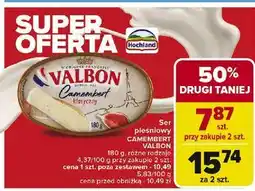Carrefour Ser camembert oryginalny Valbon oferta