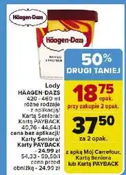 Carrefour Lody mango & raspberry Haagen-Dazs oferta