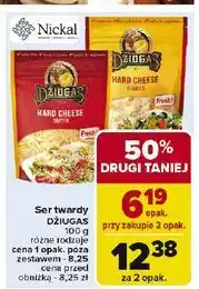 Carrefour Ser twardy dojrzewający 12 miesięcy - płatki Dziugas oferta