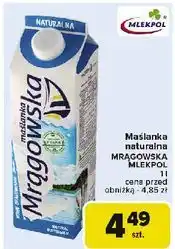 Carrefour Maślanka naturalna Mrągowska oferta