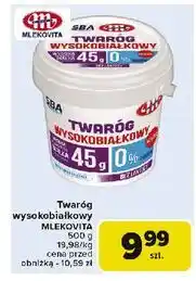 Carrefour Twaróg wysokobiałkowy Mlekovita Sba oferta