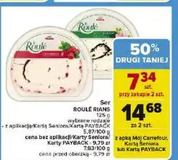 Carrefour Ser le roule rians z ziołami i czosnkiem Rians oferta