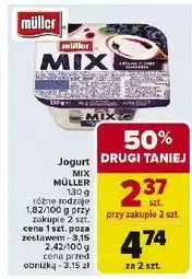 Carrefour Jogurt blueberry Muller Mix oferta