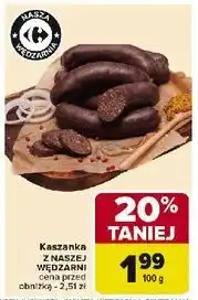 Carrefour Kaszanka Nasza Wędzarnia Carrefour oferta