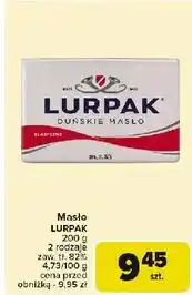 Carrefour Masło lekko solone Lurpak oferta