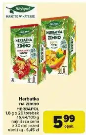 Carrefour Herbatka mięta-mango Herbapol Na Zimno oferta