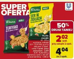 Carrefour Ser w ziołach Knorr Nudle oferta