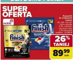 Carrefour Tabletki do zmywarek lemon Finish Quantum oferta