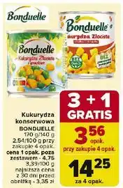 Carrefour Kukurydza złocista z groszkiem Bonduelle oferta
