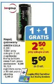 Carrefour Napój Green Cola oferta