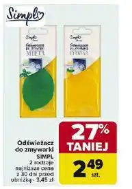 Carrefour Odświeżacz do zmywarki cytryna Simpl oferta