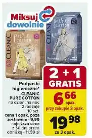 Carrefour Podpaski night Cleanic Pure Cotton oferta
