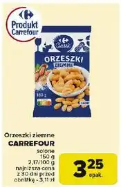Carrefour Orzeszki ziemne solone Carrefour oferta