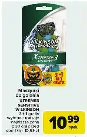Carrefour Maszynka do golenia Wilkinson Xtreme 3 Sensitive oferta