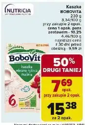 Carrefour Kaszka mleczno-ryżowa malina Bobovita oferta
