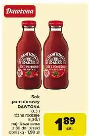 Carrefour Sok pomidorowy pikantny Dawtona oferta
