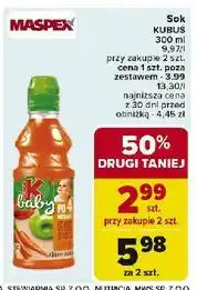 Carrefour Sok marchew jabłko Kubuś Baby oferta