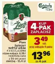 Carrefour Piwo Zatecky Svetly Lezak oferta