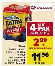 Carrefour Piwo Tatra Jasne Pełne oferta