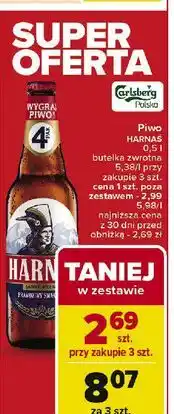 Carrefour Piwo Harnaś Jasne Pełne oferta