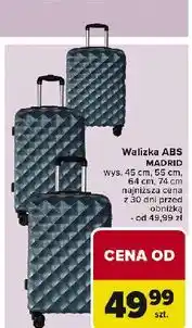 Carrefour Walizka abs madrid 74 cm oferta
