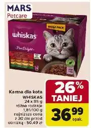 Carrefour Karma dla kota drobiowe frykasy Whiskas Pure Delight oferta