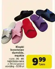 Carrefour Klapki basenowe damskie oferta