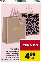 Carrefour Torebka prezentowa oferta