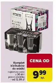 Carrefour Szklanki do napojów xline 200 ml Krosno S.a oferta