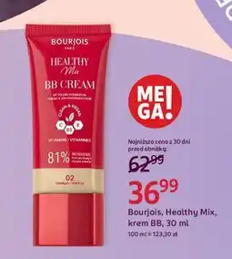 Rossmann Krem bb 02 medium Bourjois Healthy Mix oferta