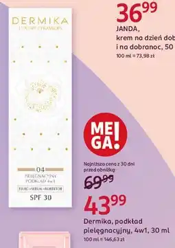 Podkład pielęgnacyjny spf 30 04 Dermika Luxury Ceramides