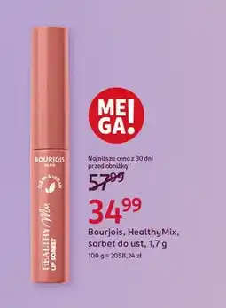 Rossmann Sorbet do ust Bourjois Healthy Mix oferta