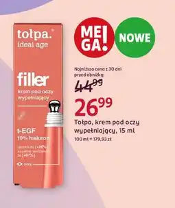 Rossmann Krem pod oczy wypełniający Tołpa Ideal Age oferta
