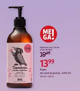 Rossmann Żel pod prysznic czereśnia i mleczko migdałowe Yope oferta
