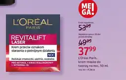Rossmann Krem do twarzy na noc L'oreal Revitalift Laser X3 oferta