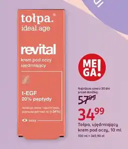 Rossmann Krem pod oczy ujędrniający revital Tołpa Ideal Age oferta
