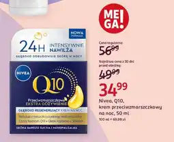 Rossmann Krem do twarzy ekstra odżywienie cera dojrzała i wymagająca na noc Nivea Q10 oferta