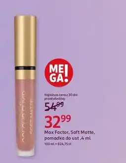 Rossmann Szminka w płynie 005 Max Factor Colour Elixir Soft Matte oferta