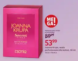 Rossmann Woda perfumowana Joanna Krupa Secret Sense oferta