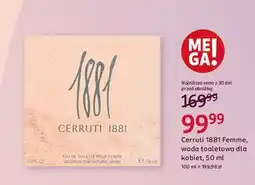 Rossmann Woda toaletowa Cerruti 1881 oferta