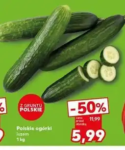 Kaufland Ogórki gruntowe oferta