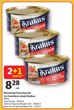 Auchan Konserwa luncheon meat Krakus animex oferta