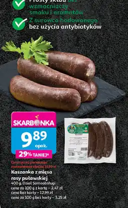 Auchan Kaszanka z mięsa rasy puławskiej Auchan pewni dobrego oferta