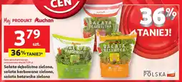 Auchan Sałata batawska Auchan różnorodne (logo czerwone) oferta